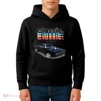 Classic American Muscle Car Kids Hoodie thumb 4