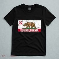 Commiefornia Anti Marxist Communist California Flag T-Shirt thumb 5