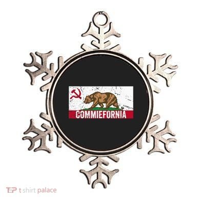 Commiefornia Anti Marxist Communist California Flag Ornament