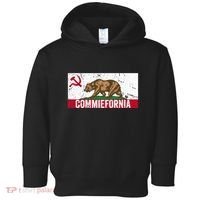 Commiefornia Anti Marxist Communist California Flag Toddler Hoodie thumb 0