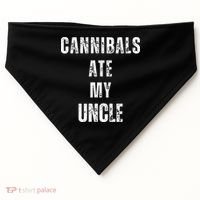 Cannibals Ate My Uncle Joe Biden Political Parody USA-Made Doggie Bandana thumb 0
