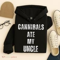 Cannibals Ate My Uncle Joe Biden Political Parody Hoodie thumb 4