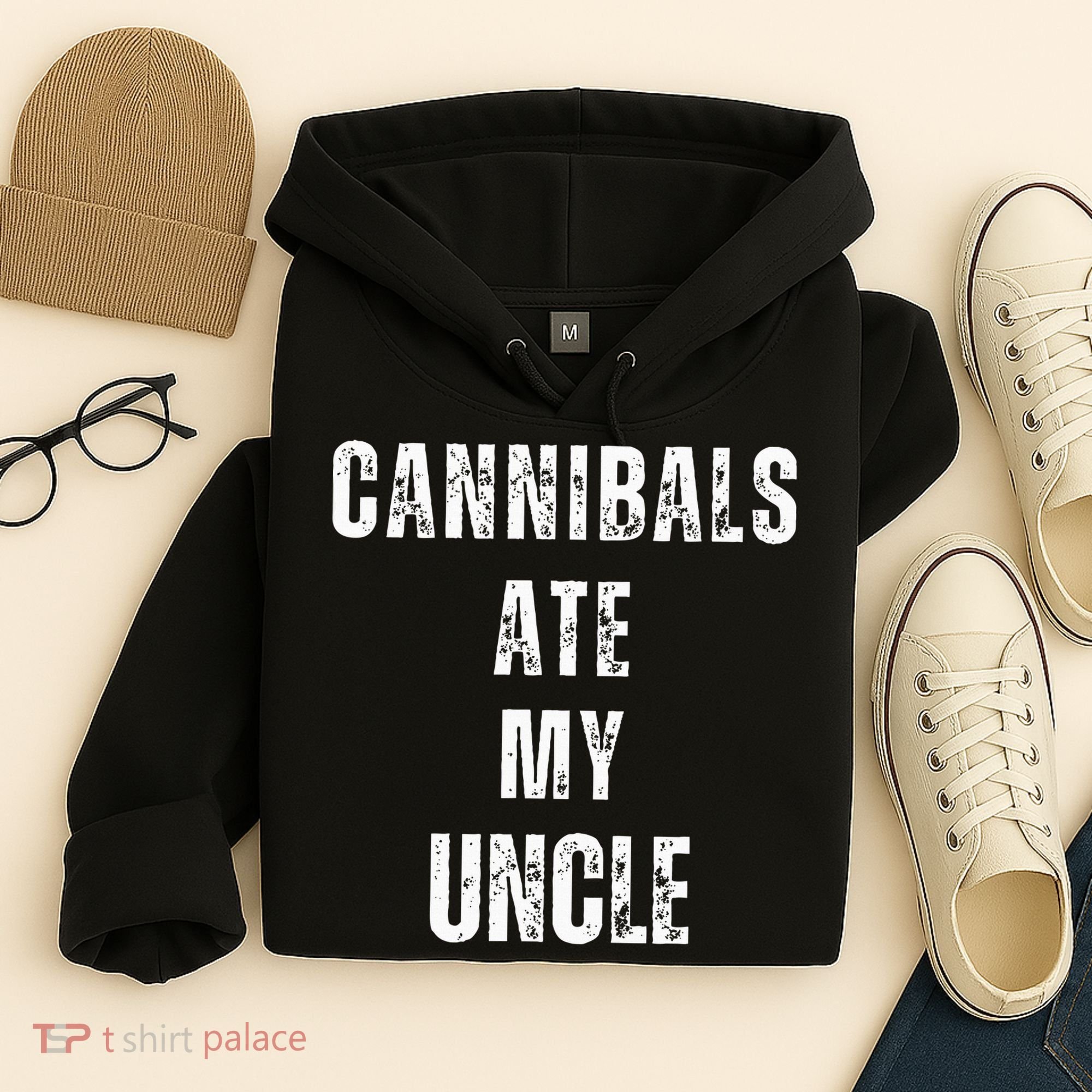 Cannibals Ate My Uncle Joe Biden Political Parody Hoodie