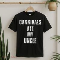 Cannibals Ate My Uncle Joe Biden Political Parody T-Shirt thumb 2