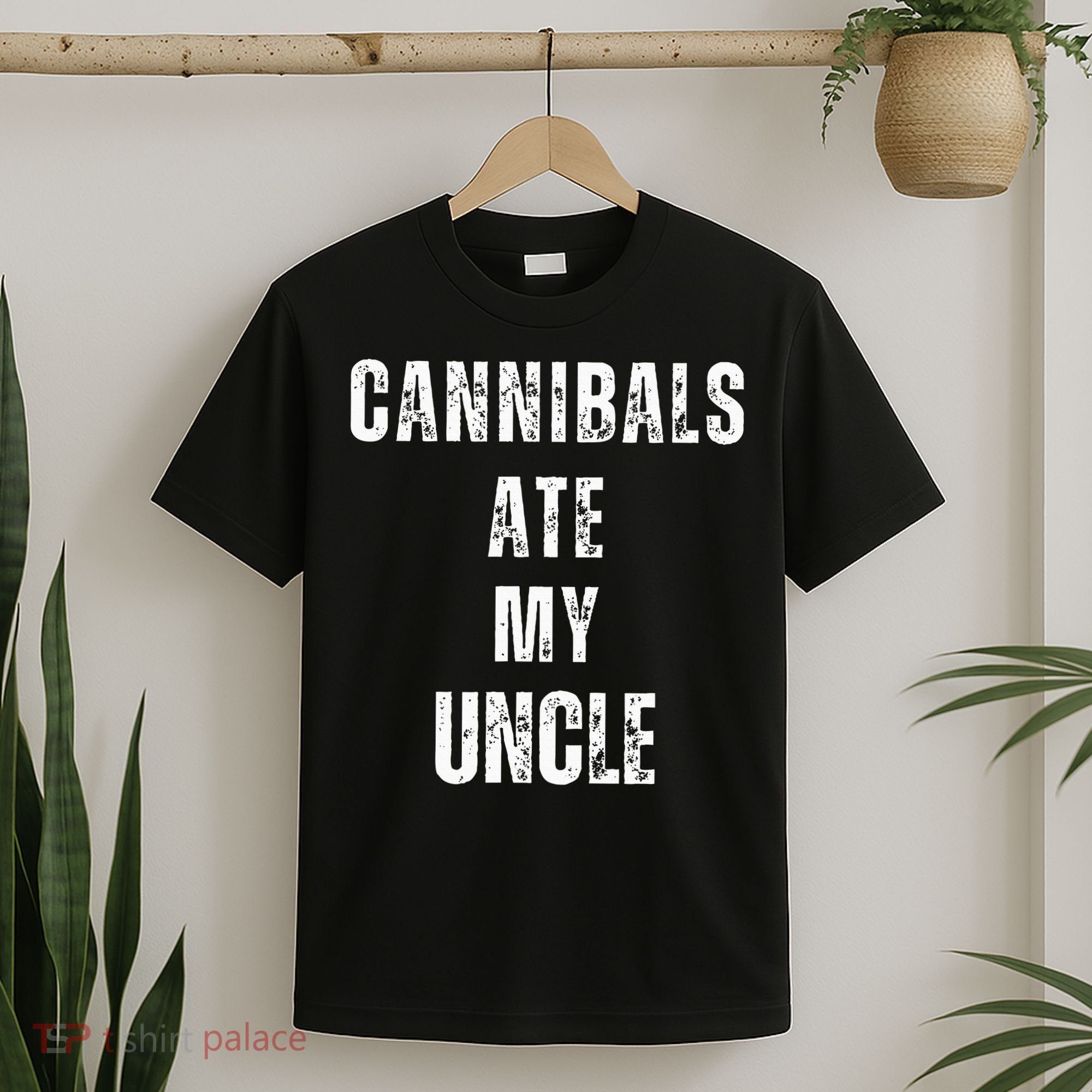 Cannibals Ate My Uncle Joe Biden Political Parody T-Shirt