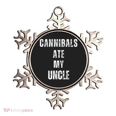 Cannibals Ate My Uncle Joe Biden Political Parody Ornament