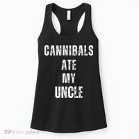 Cannibals Ate My Uncle Joe Biden Political Parody Women's Tank Top thumb 0