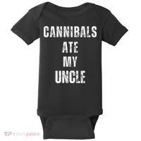Cannibals Ate My Uncle Joe Biden Political Parody Baby Bodysuit thumb 0