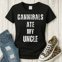 Cannibals Ate My Uncle Joe Biden Political Parody Women's T-Shirt thumb 3