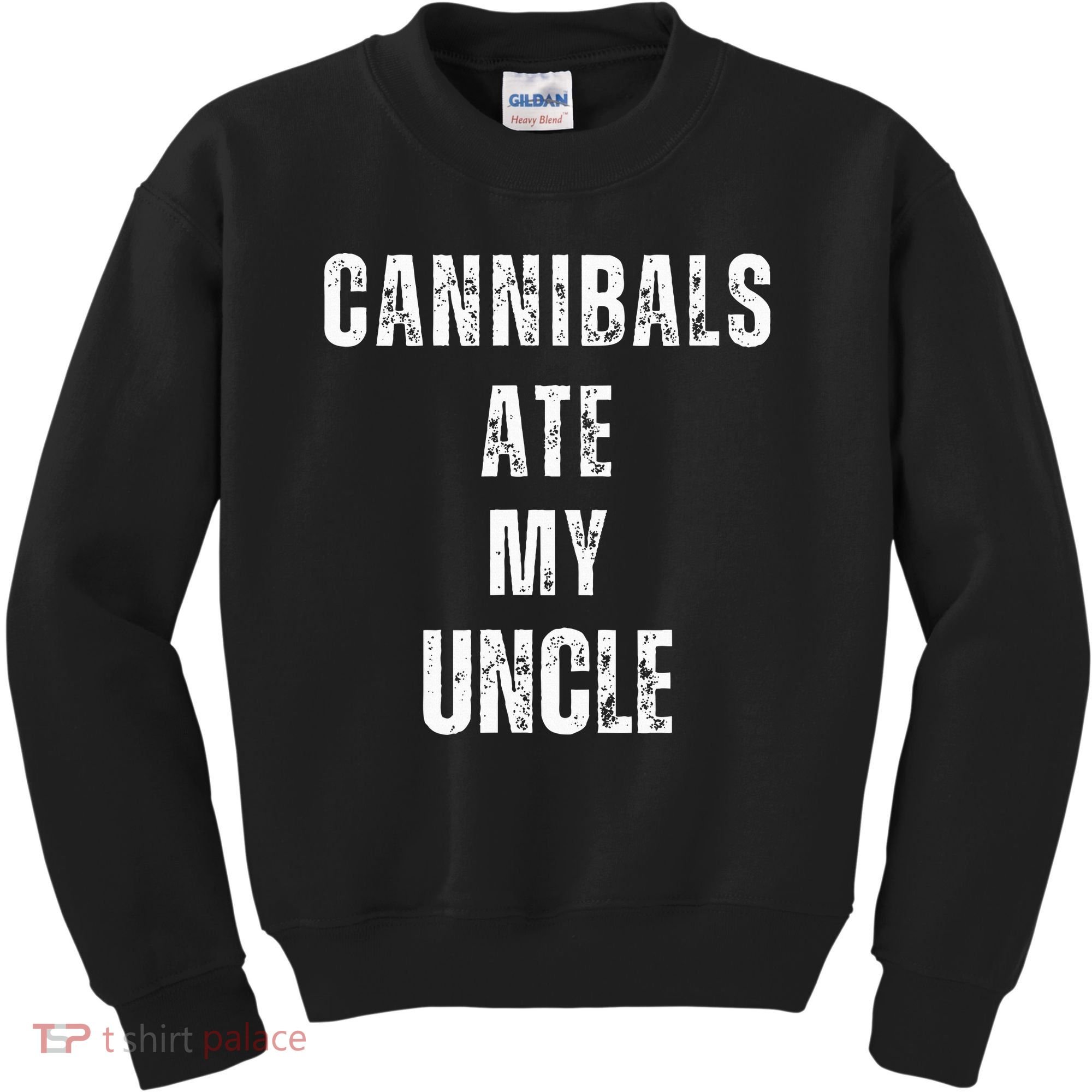 Cannibals Ate My Uncle Joe Biden Political Parody Kids Sweatshirt