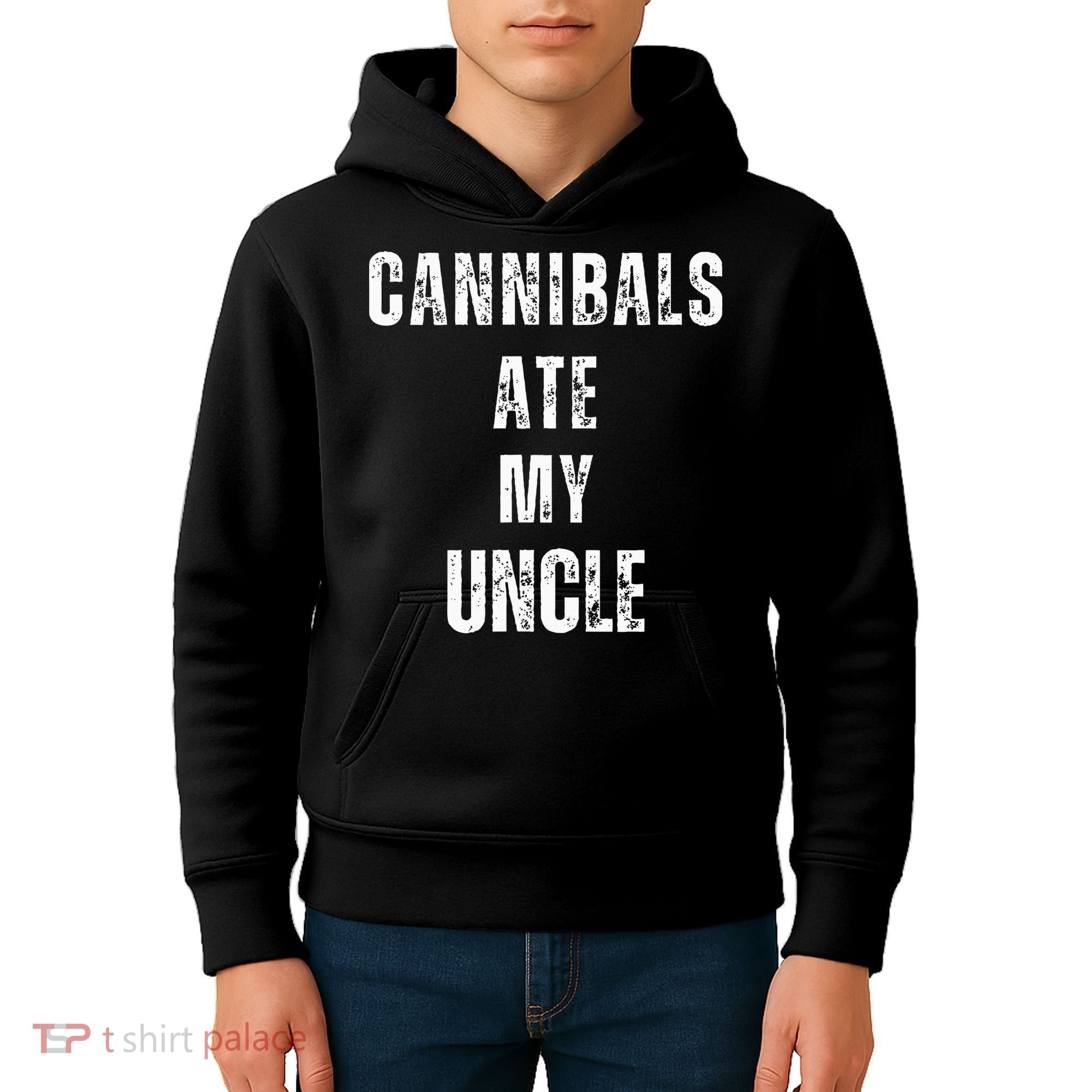 Cannibals Ate My Uncle Joe Biden Political Parody Kids Hoodie