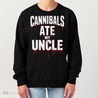 Cannibals Ate My Uncle Joe Biden Political Satire 2024 Women's Sweatshirt thumb 0