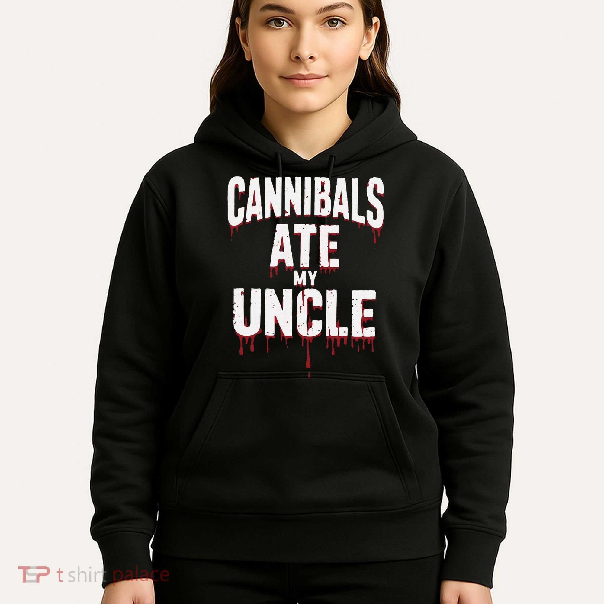 Cannibals Ate My Uncle Joe Biden Political Satire 2024 Hoodie
