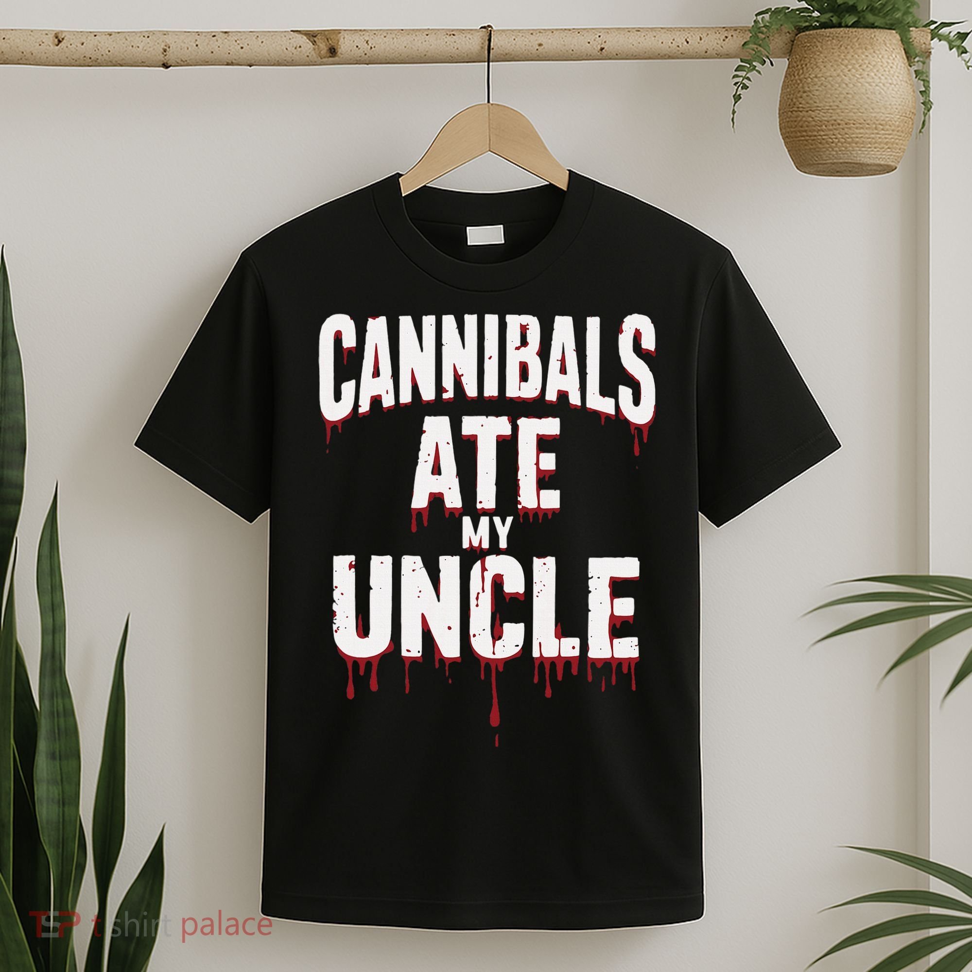 Cannibals Ate My Uncle Joe Biden Political Satire 2024 T-Shirt