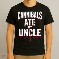 Cannibals Ate My Uncle Joe Biden Political Satire 2024 T-Shirt thumb 3