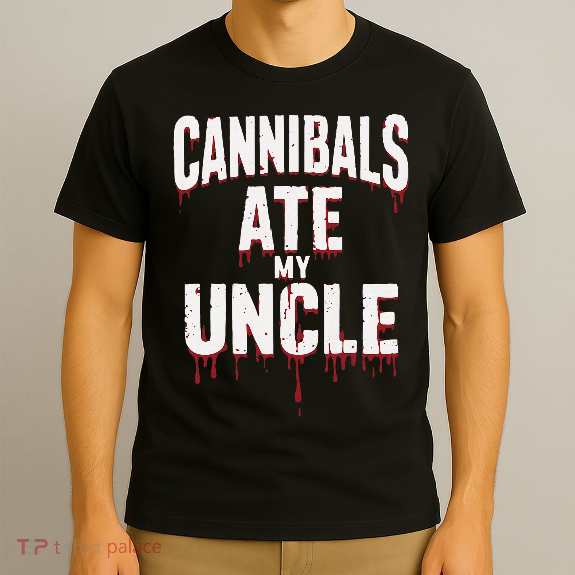 Cannibals Ate My Uncle Joe Biden Political Satire 2024 T-Shirt