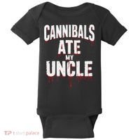 Cannibals Ate My Uncle Joe Biden Political Satire 2024 Baby Bodysuit thumb 0