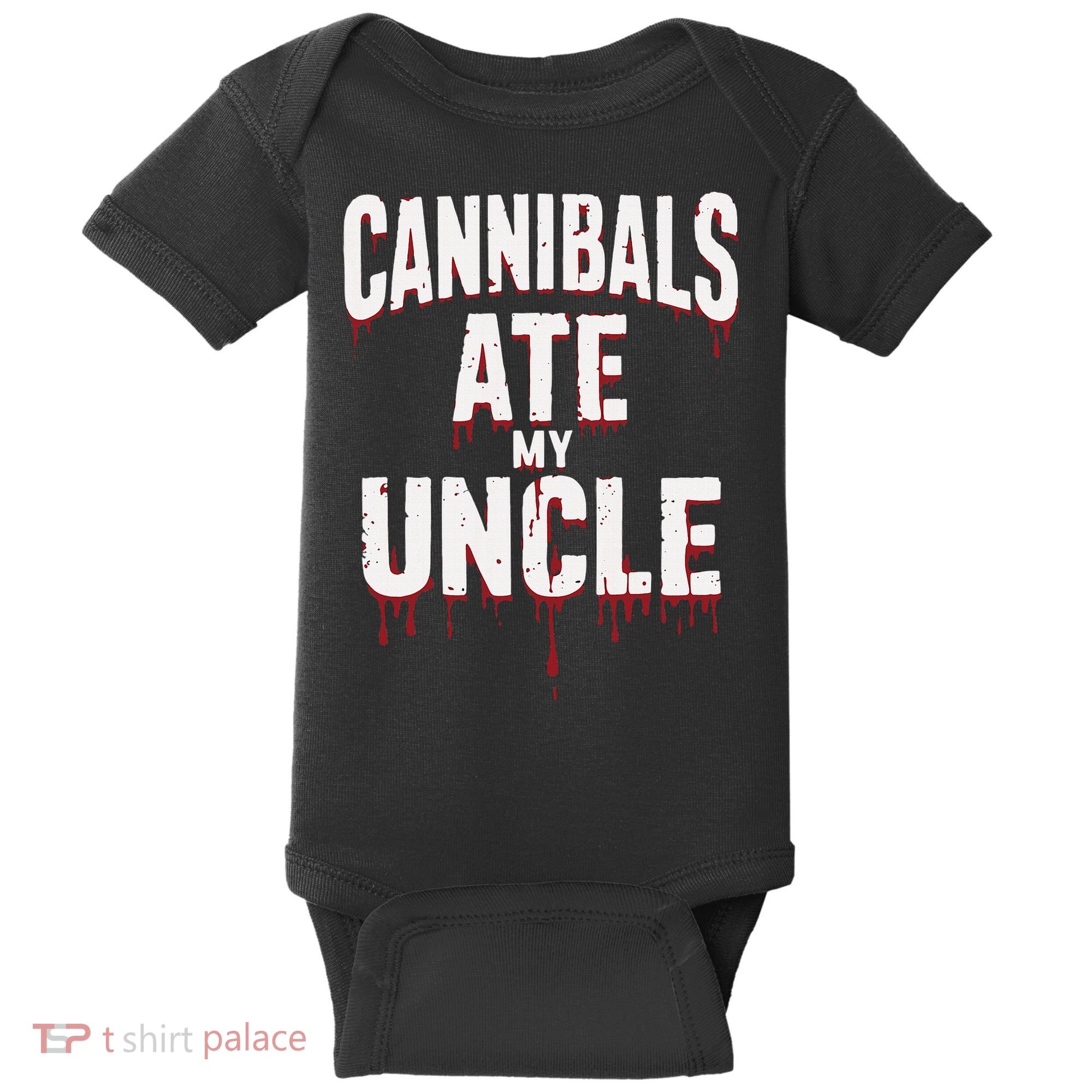 Cannibals Ate My Uncle Joe Biden Political Satire 2024 Baby Bodysuit