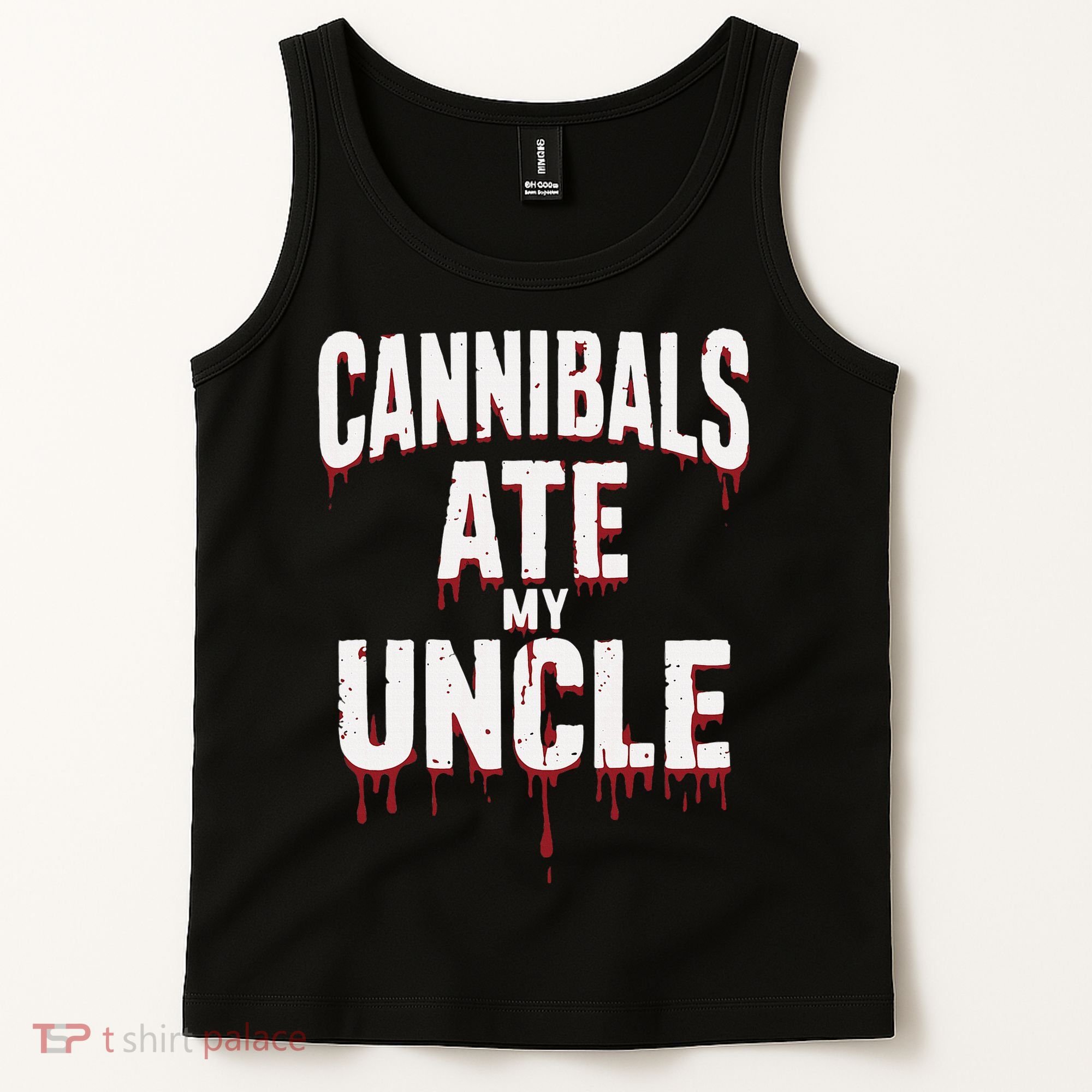 Cannibals Ate My Uncle Joe Biden Political Satire 2024 Tank Top
