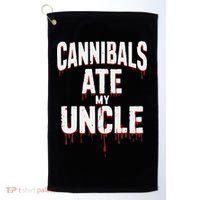 Cannibals Ate My Uncle Joe Biden Political Satire 2024 Golf Towel thumb 0