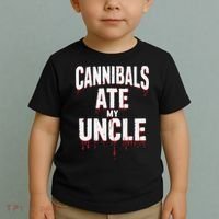 Cannibals Ate My Uncle Joe Biden Political Satire 2024 Toddler T-Shirt thumb 2