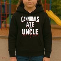 Cannibals Ate My Uncle Joe Biden Political Satire 2024 Kids Hoodie thumb 3