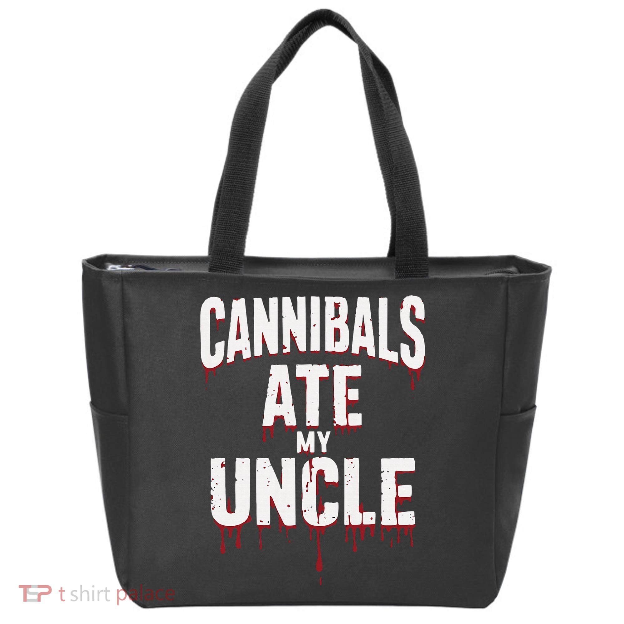 Cannibals Ate My Uncle Joe Biden Political Satire 2024 Tote Bag
