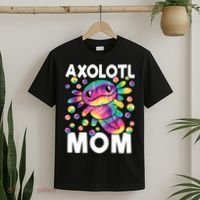 Cute Axolotl Mom Axolotl Lover T-Shirt thumb 2