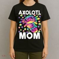 Cute Axolotl Mom Axolotl Lover T-Shirt thumb 4