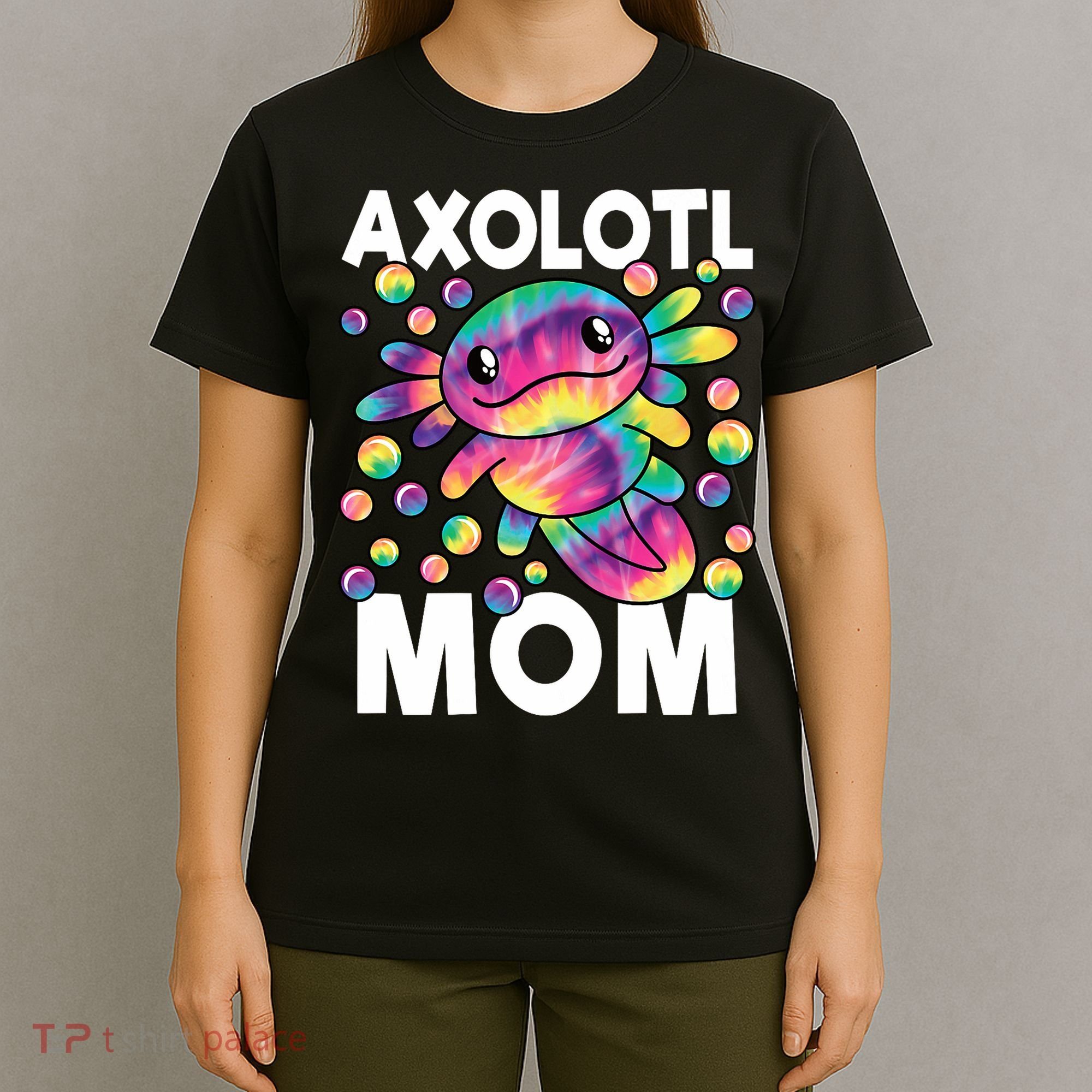 Cute Axolotl Mom Axolotl Lover T-Shirt