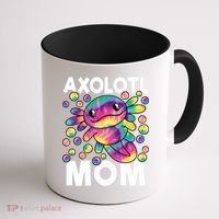 Cute Axolotl Mom Axolotl Lover Coffee Mug thumb 1