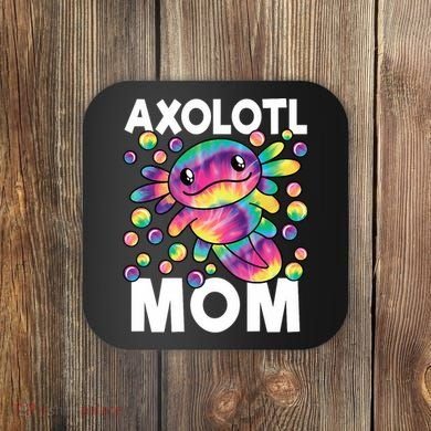 Cute Axolotl Mom Axolotl Lover Coaster