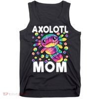 Cute Axolotl Mom Axolotl Lover Tank Top thumb 0