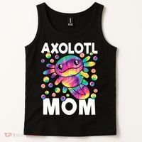 Cute Axolotl Mom Axolotl Lover Tank Top thumb 2