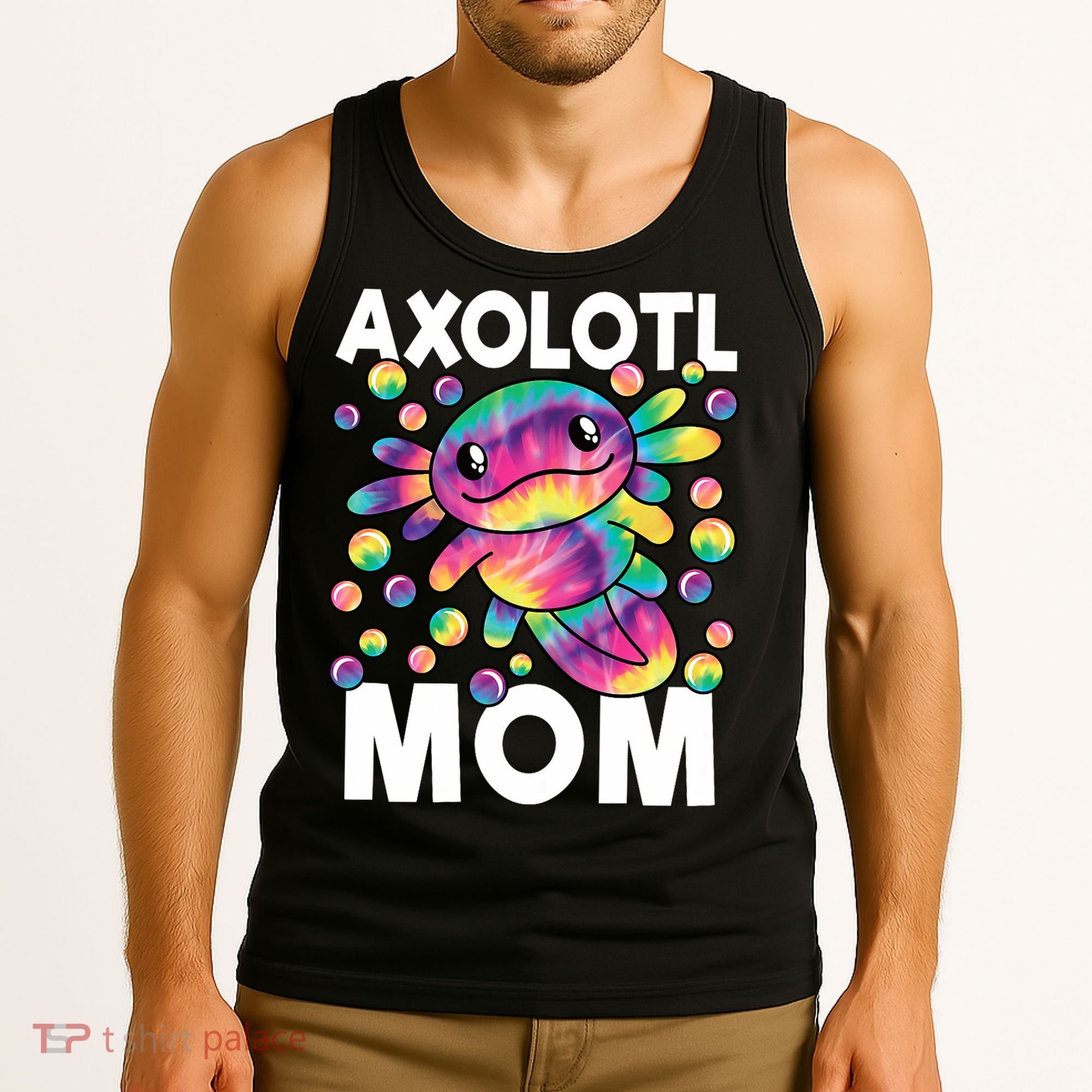 Cute Axolotl Mom Axolotl Lover Tank Top