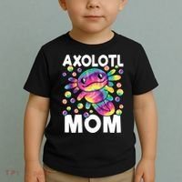 Cute Axolotl Mom Axolotl Lover Toddler T-Shirt thumb 2