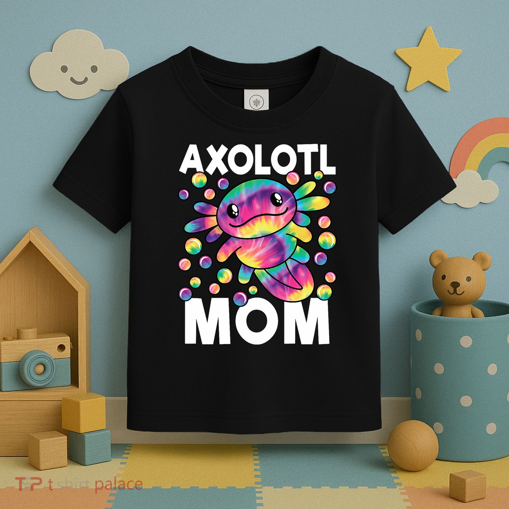 Cute Axolotl Mom Axolotl Lover Toddler T-Shirt