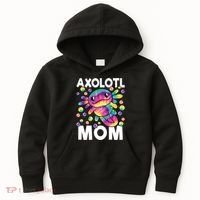 Cute Axolotl Mom Axolotl Lover Kids Hoodie thumb 0