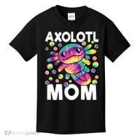 Cute Axolotl Mom Axolotl Lover Kids T-Shirt thumb 0