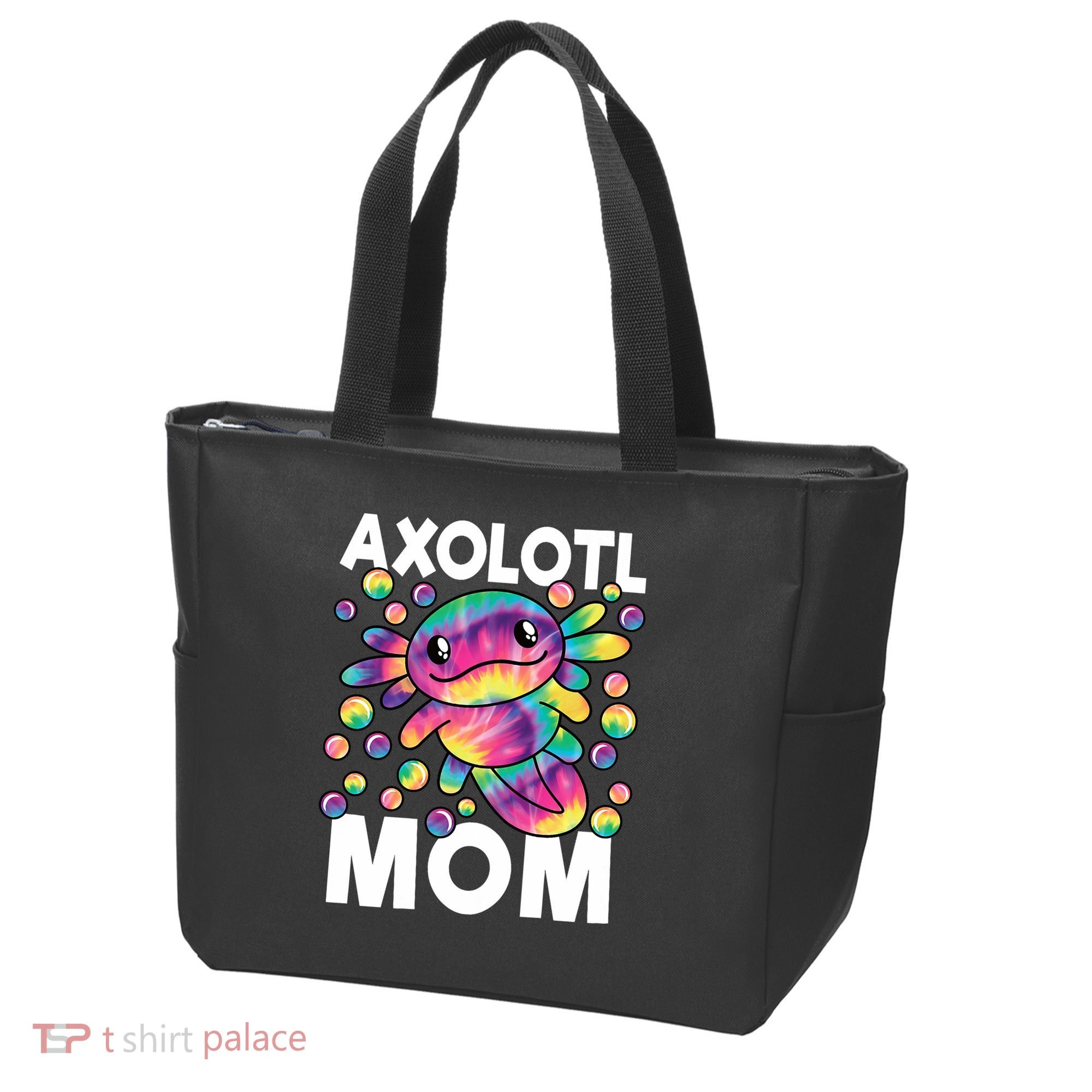 Cute Axolotl Mom Axolotl Lover Tote Bag