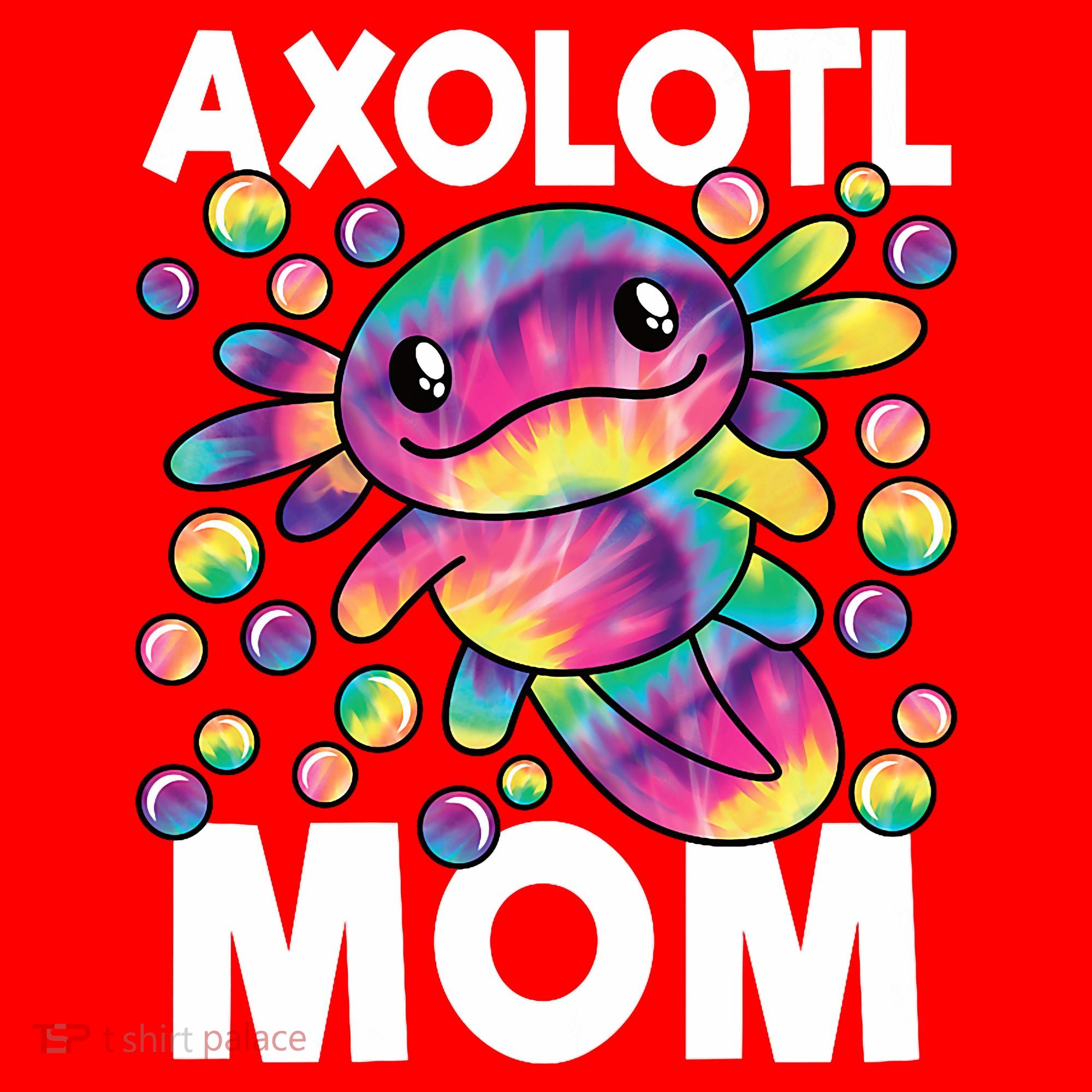 Cute Axolotl Mom Axolotl Lover Santa Hat