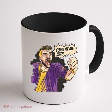 Come At Me Bro Comic Coffee Mug back