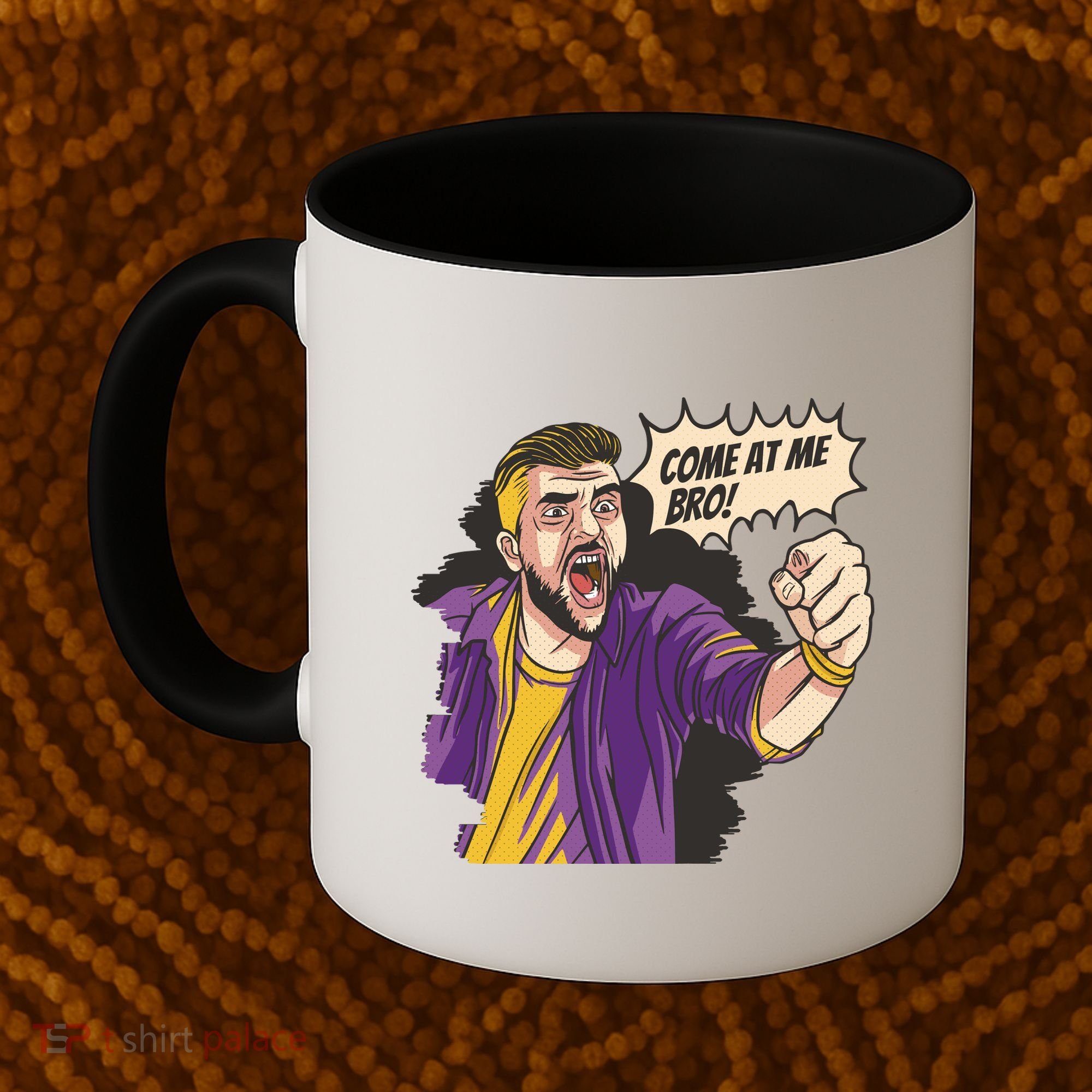 Come At Me Bro Comic Coffee Mug