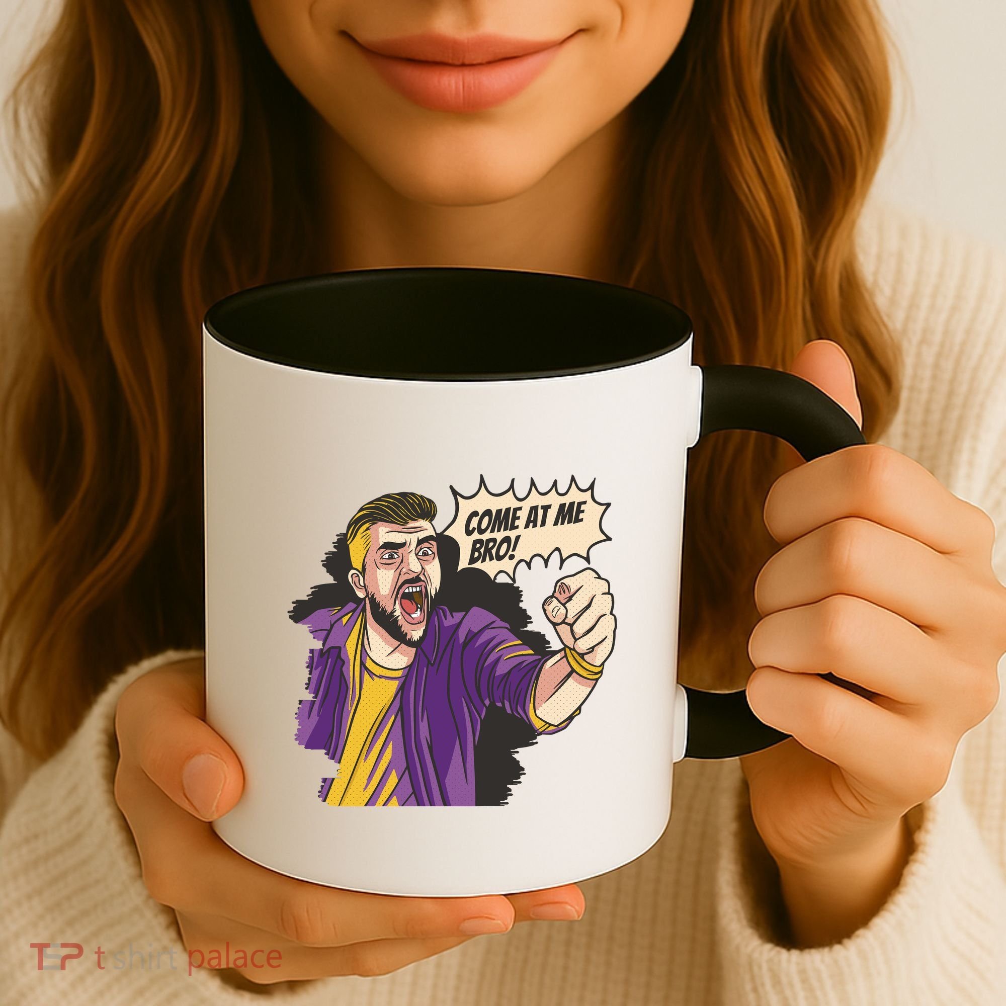 Come At Me Bro Comic Coffee Mug