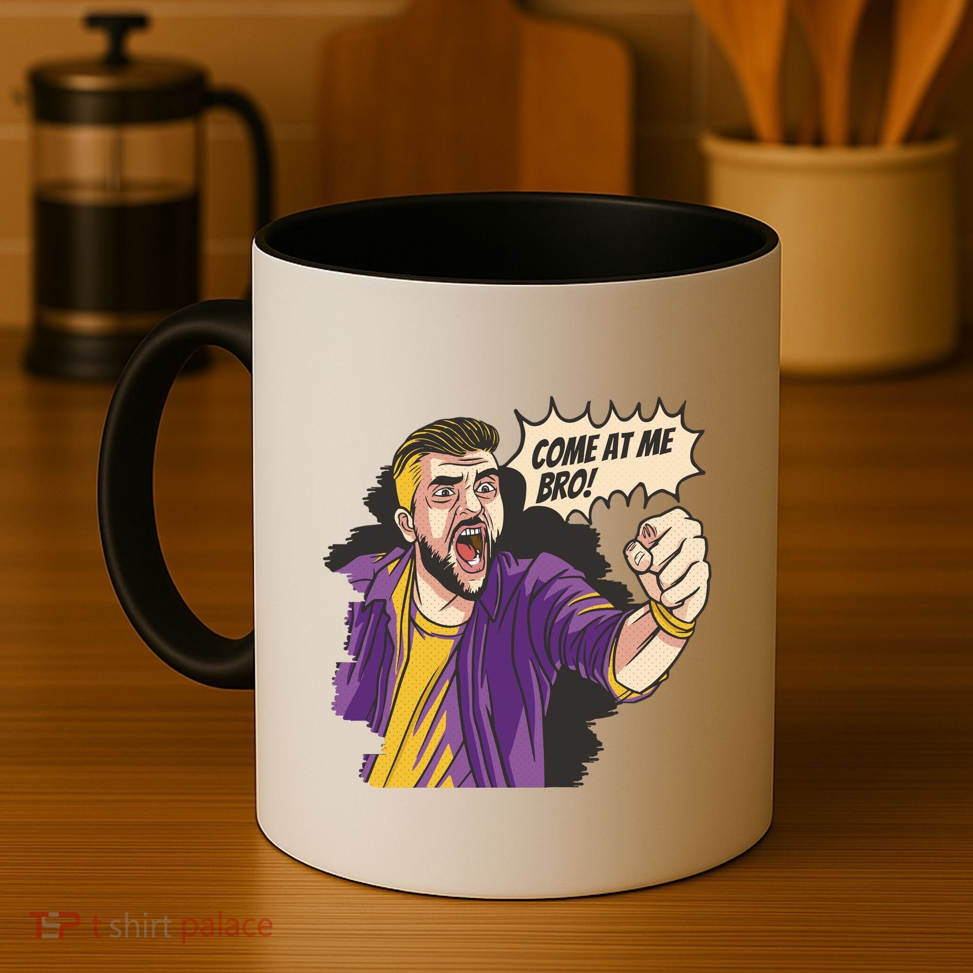 Come At Me Bro Comic Coffee Mug