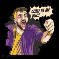 Come At Me Bro Comic Ornament thumb 1