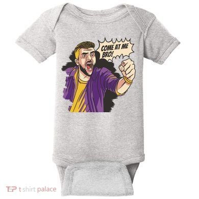 Come At Me Bro Comic Baby Bodysuit