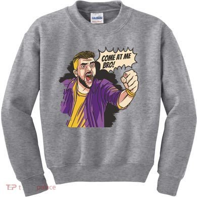 Come At Me Bro Comic Kids Sweatshirt