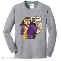 Come At Me Bro Comic Kids Long Sleeve Shirt thumb 0