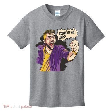 Come At Me Bro Comic Kids T-Shirt